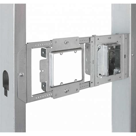 electrical box back supports|stud mounted box support.